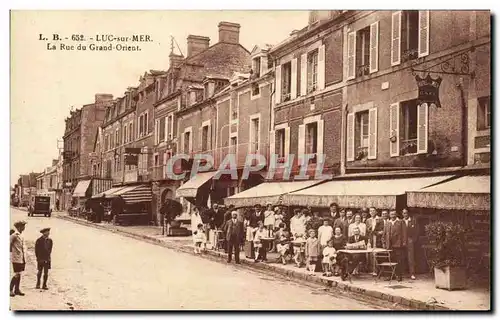 Cartes postales Luc Sur Mer Rue du Grand Orient Hotel de la mer