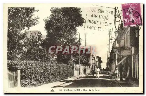 Cartes postales Luc Sur Mer Rue de la Mer