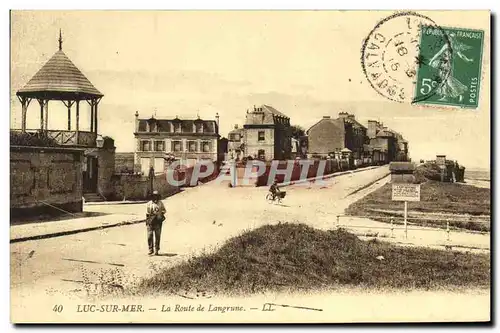 Cartes postales Luc Sur Mer La Route de Langrune