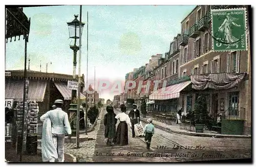 Cartes postales Luc Sur Mer Rue du Grand Orient et hotel des familles