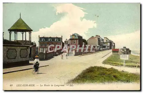 Cartes postales Luc Sur Mer Route de Langrune