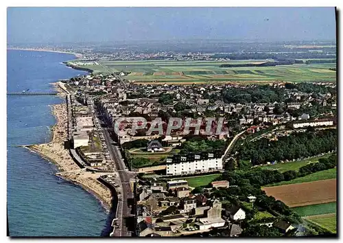 Moderne Karte Luc Sur Mer Vue Generale la Plage et le Camping