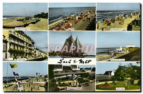 Cartes postales moderne Luc Sur Mer Bateau Volley Ball Volley Ball