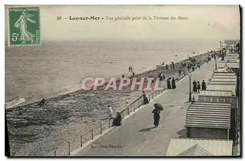 Cartes postales Luc Sur Mer Vue Generale de la Terrasse des Bains