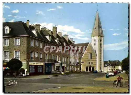 Cartes postales moderne Aunay sur Odon La Grande rue et L Eglise