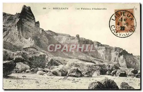 Cartes postales Houlgate Les Falaises d Auberville