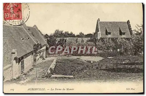 Ansichtskarte AK Auberville La Ferme du Manoir
