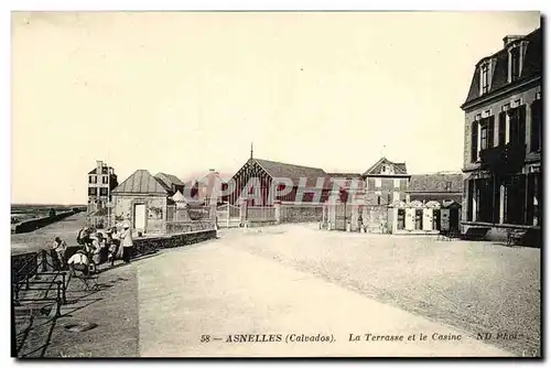 Cartes postales Asnelles La Terrasse et le Casino