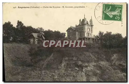 Cartes postales Argences Chalet des Bruyeres Gourmez Proprietaire