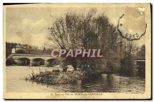 Ansichtskarte AK Le Pont Et I lle Au Pont Du Coudray