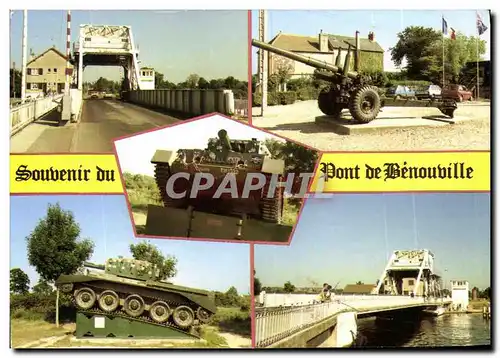 Cartes postales moderne Souvenir Du Pont De Benouville Char Tank