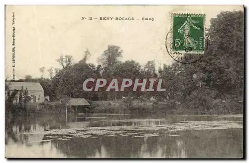 Cartes postales Beny Boucage Etang