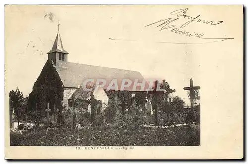 Ansichtskarte AK Benerville L Eglise