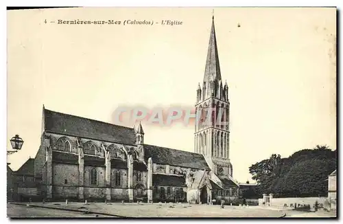 Cartes postales Bernieres Sur Mer L Eglise