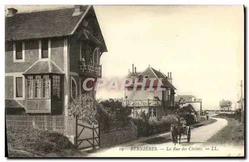 Cartes postales Bernieres Le Rue des Chalets