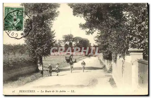 Cartes postales Bernieres La Route de St Aubin