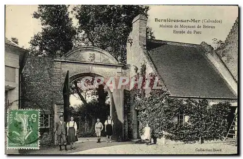 Cartes postales Bernieres Sur Mer Maison de Moysant de Brieux Entree du parc