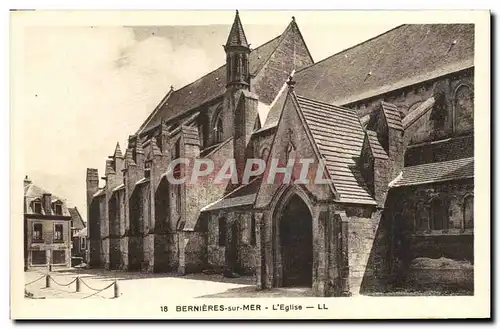 Cartes postales Bernieres sur Mer L Eglise