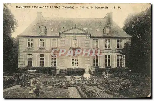 Cartes postales Banneville la Campagne Chateau de Manneville