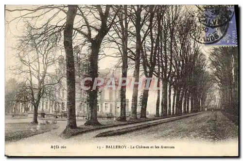 Cartes postales Balleroy Le Chateau et les Avenues