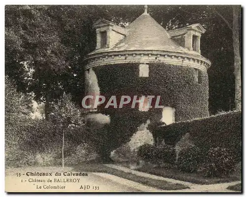 Cartes postales Chateaux du Calvados Chateau de Balleroy Le Colombier Colombes