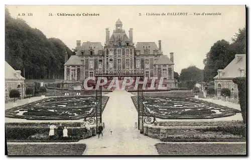 Cartes postales Chateaux du Calvados Chateau de Balleroy Vue d ensemble