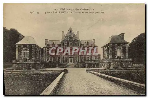 Ansichtskarte AK Chateaux du Calvados Balleroy Le Chateau et ses deux pavillons