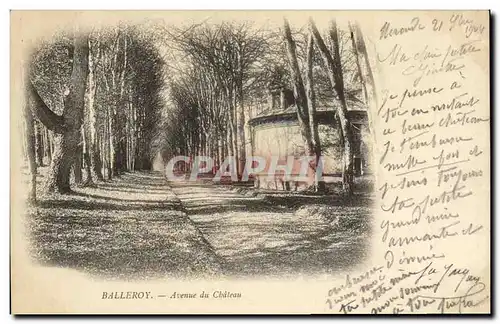 Cartes postales Balleroy Avenue du Chateau