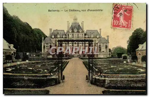 Cartes postales Balleroy Le Chateau vue d ensemble