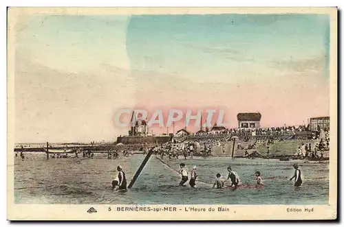 Cartes postales Bernieres sur Mer L Heure du Bain