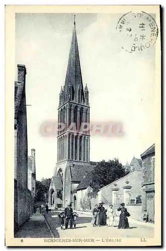 Cartes postales Bernieres sur Mer L Eglise