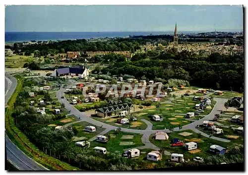 Moderne Karte Bernieres sur Mer Vue aerienne Le Havre de Bemieres Camoing