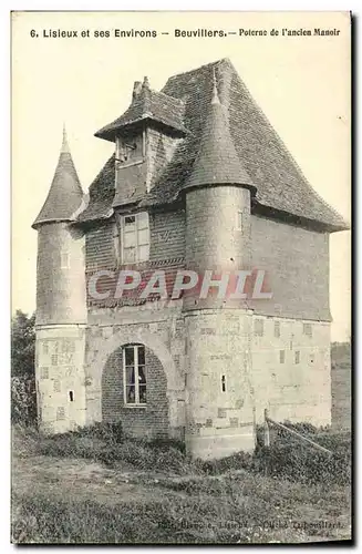 Cartes postales Lisieux et ses Environs Beuvillers Poterne de l ancien Manoir