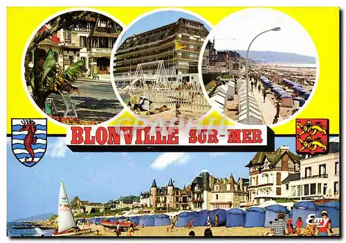 Cartes postales moderne Blonville sur Mer La Plage et le front de mer