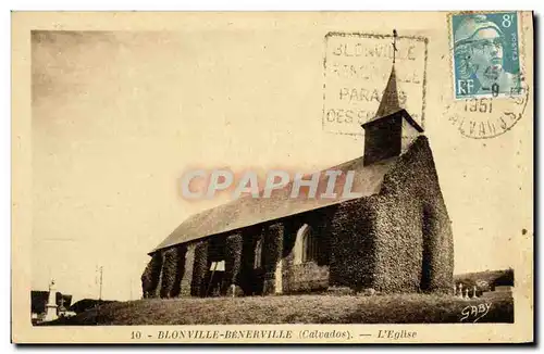 Ansichtskarte AK Blonville Benerville L Eglise