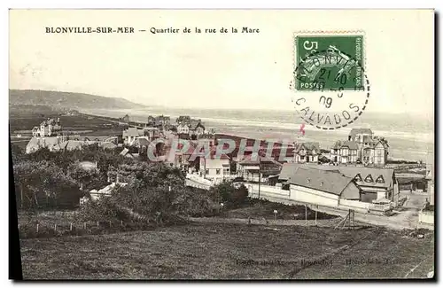 Cartes postales Blonville sur Mer Quartier de la rue de la Mare