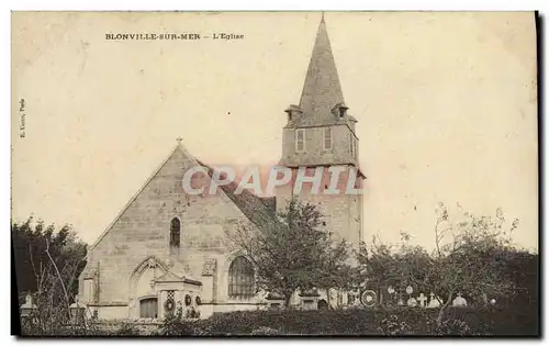 Cartes postales Blonville sur Mer L Eglise