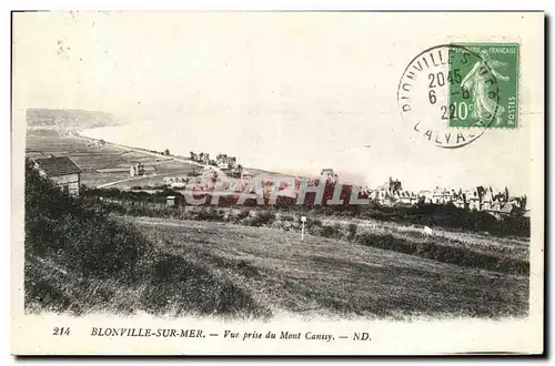 Ansichtskarte AK Blonville sur Mer Vue prise du Mont Canisy