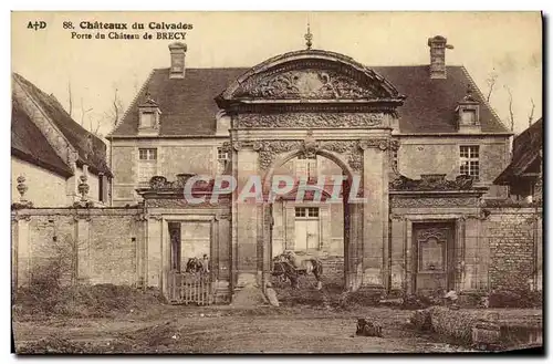 Cartes postales Chateau du Calvados Porte du Chateau de Brecy