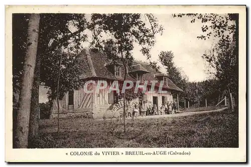 Cartes postales Colonie du Vivier Breuil en Auge Enfants