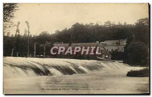 Cartes postales Les Bords de L Orne Bully Le deversoir