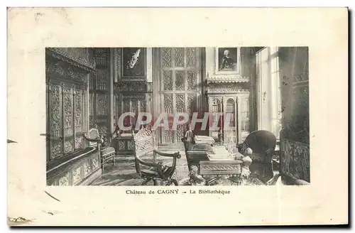 Cartes postales Chateau de Cagny La Bibliotheque