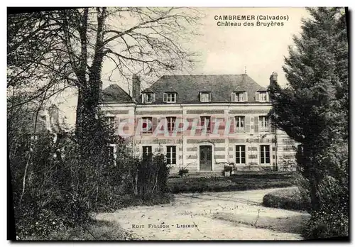Ansichtskarte AK Cambremer Chateau des Bruyeres