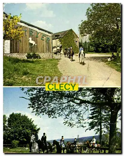 Cartes postales moderne Clecy Etrier de la Suisse Normande La Lande Chevaux Centre equestre