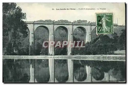 Ansichtskarte AK Les bords de l Orne Clecy Le Viaduc