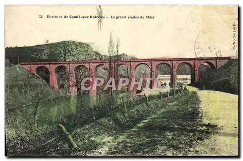 Ansichtskarte AK Environs de Conde sur Noireau Le grand Viaduc de Clecy