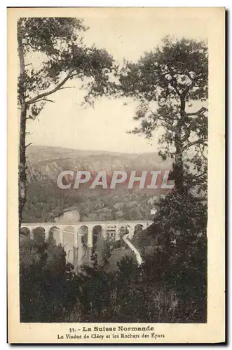 Ansichtskarte AK Le Viaduc de Clecy et les Rochers des Epars