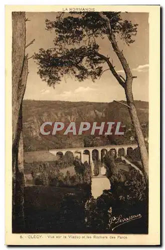 Cartes postales Clecy Vue sur le Viaduc et les Rochers des Parcs