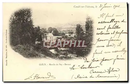 Cartes postales Clecy Moulin de Vey Devant Conde sur Noireau