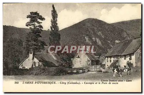 Cartes postales L Orne Pittoresque Clecy Cautepie et le Pain de sucre Vaches